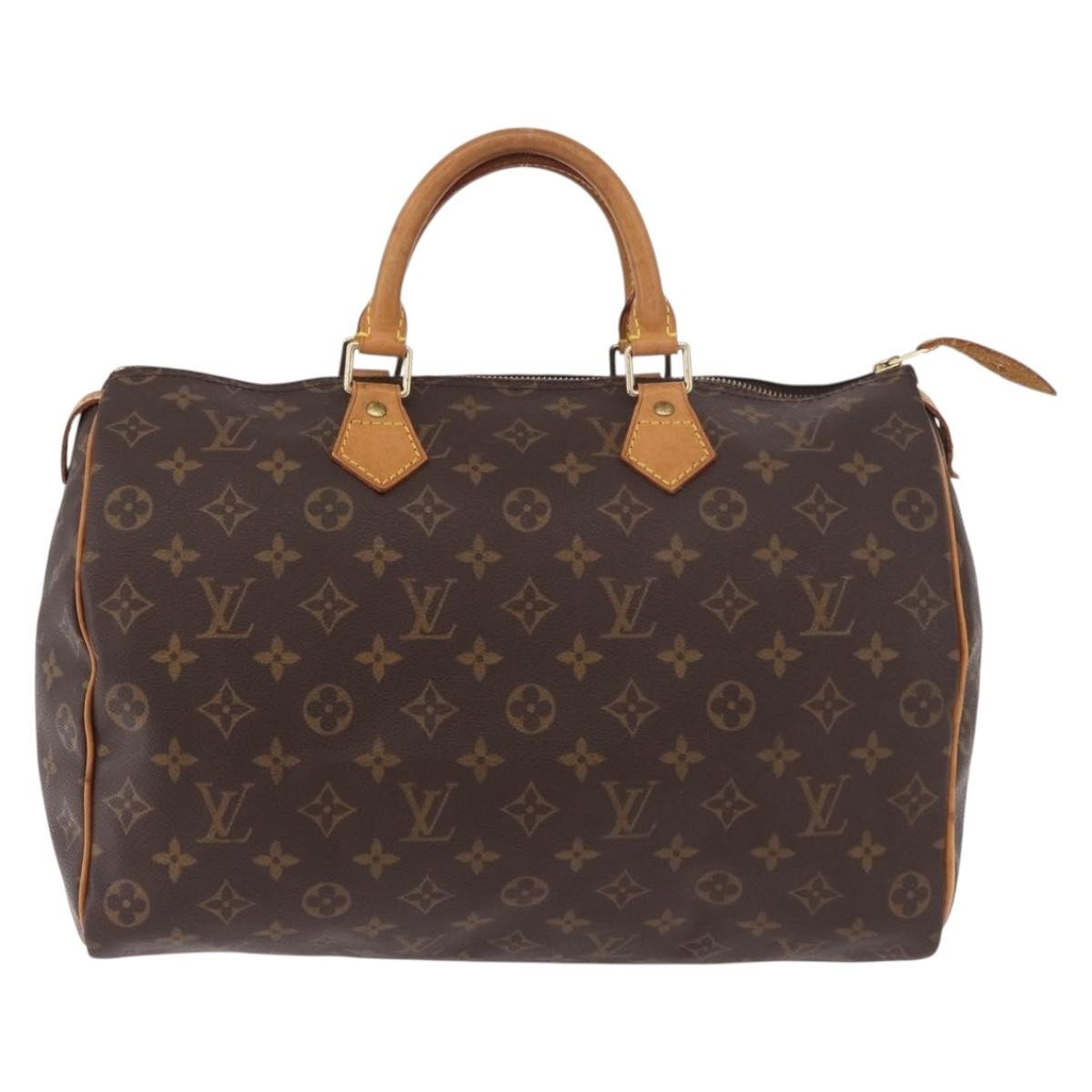 Louis Vuitton Speedy Monogram Canvas Brown Canvas Handbag (Pre-Owned)