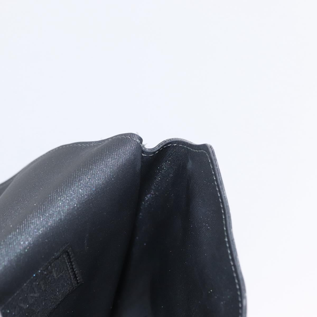 Chanel Sport Line Waist Nylon Gray Nylon Shoulder Bag Bag (Pre-Owned)
