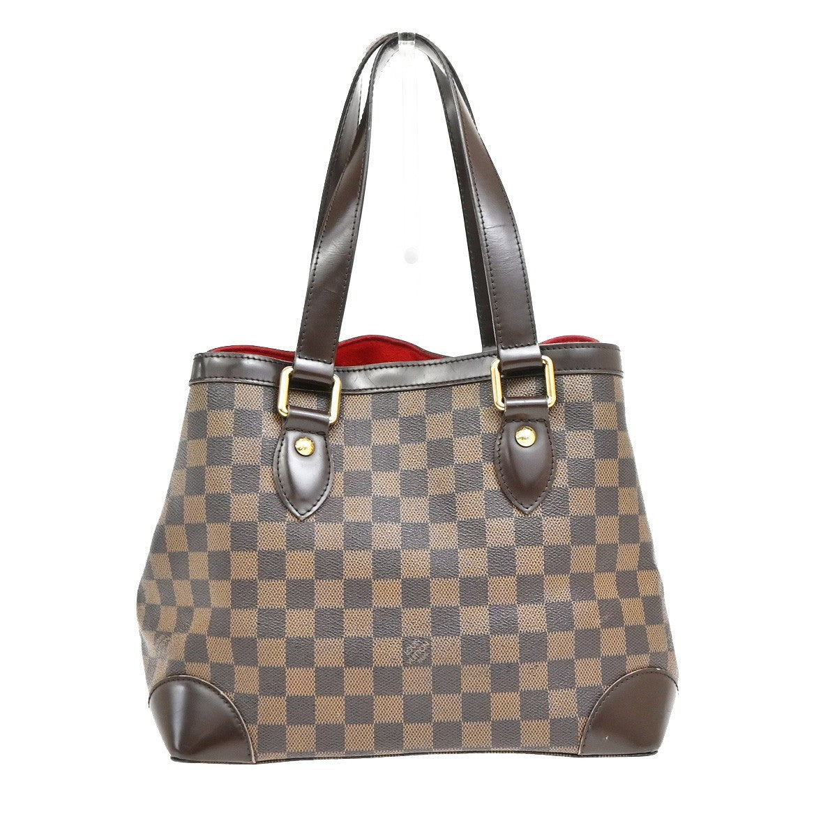 Louis Vuitton Hampstead Damier Brown Canvas Handbag (Pre-Owned)