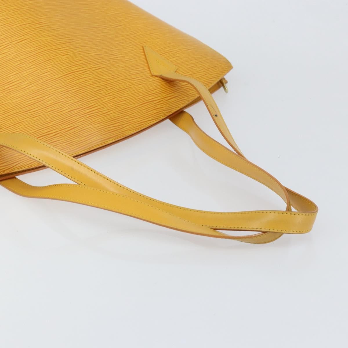 Louis Vuitton Saint Jacques Epi Leather Yellow Leather Handbag (Pre-Owned)