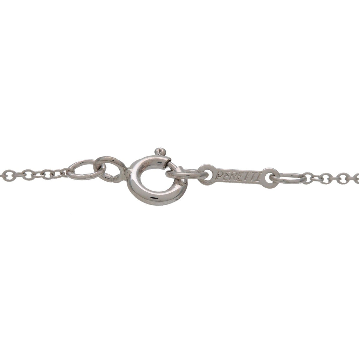 Tiffany & Co. Elsa Peretti Bean Pendant Sterling Silver Silver Silver Necklace Jewelry (Pre-Owned)