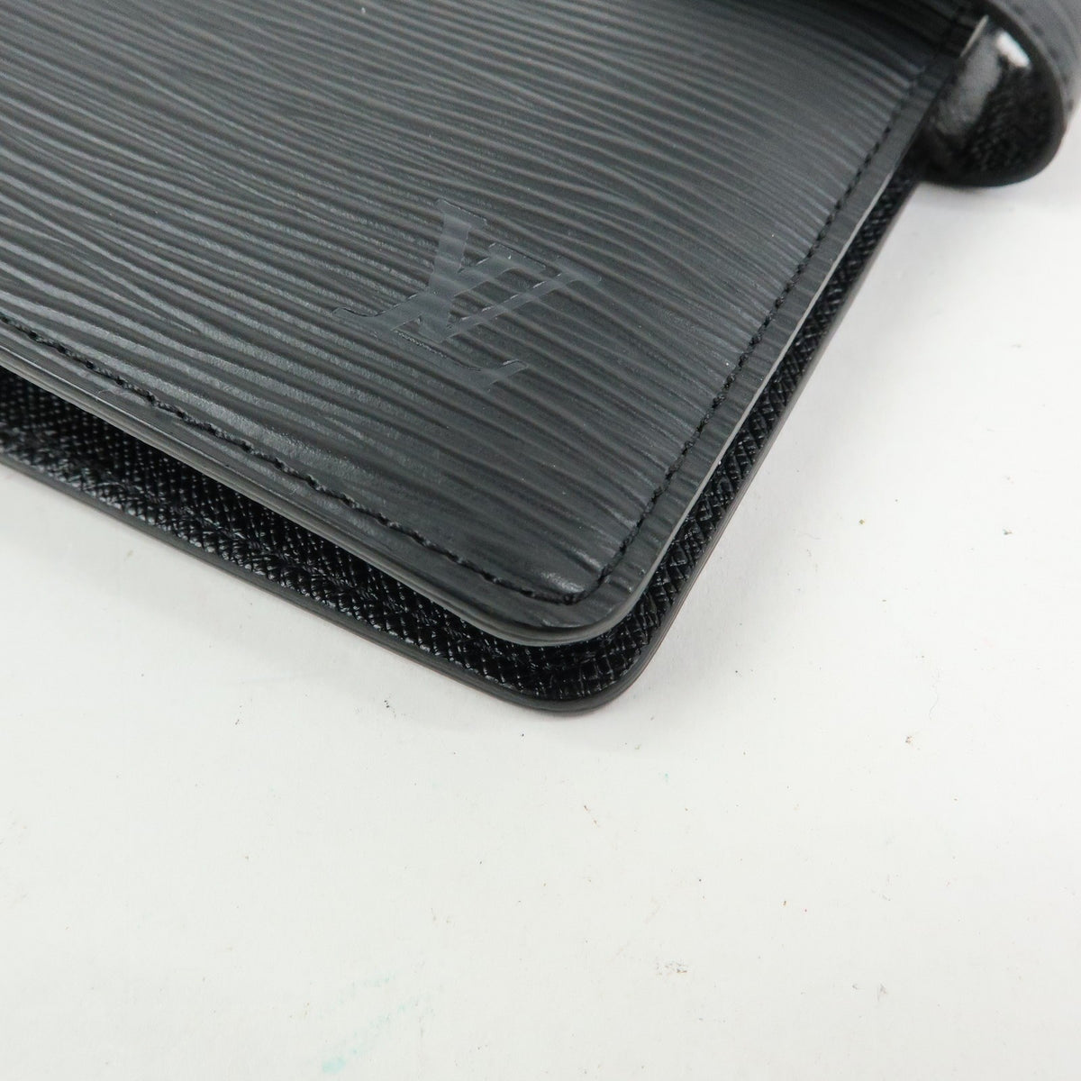Louis Vuitton Ring Agenda Cover Epi Leather Black Leather Briefcase Bag (Pre-Owned)