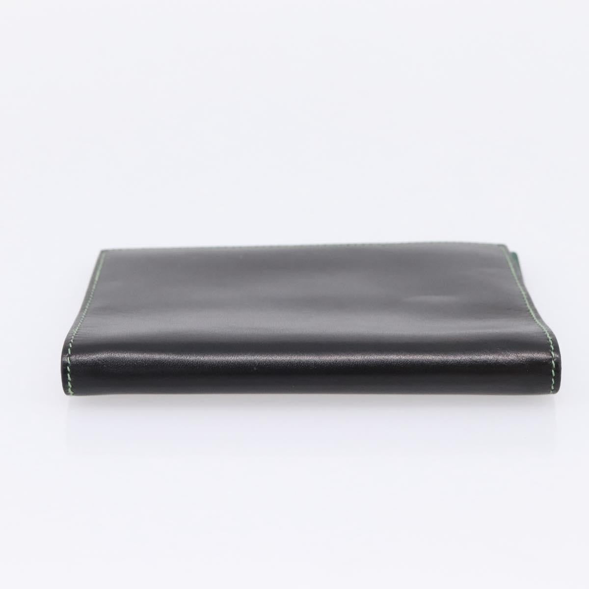 Hermes Simple Agenda Cover Leather Black Leather Briefcase Bag (Pre-Owned)