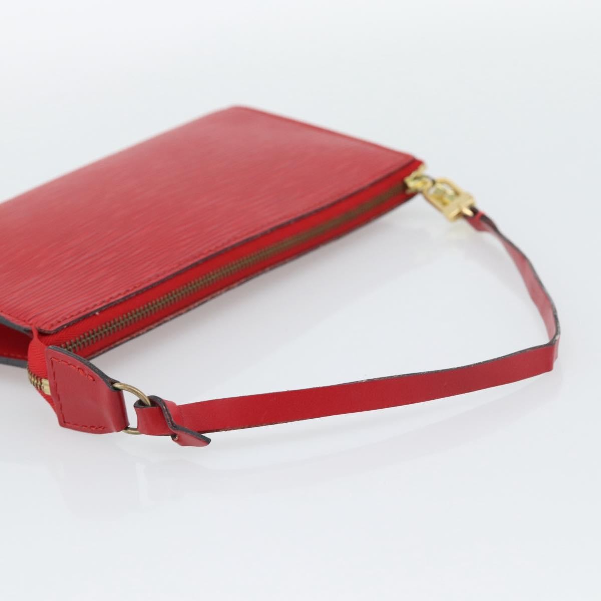 Louis Vuitton Pochette Accessoires Epi Red Leather Clutche & Pouche Bag (Pre-Owned)