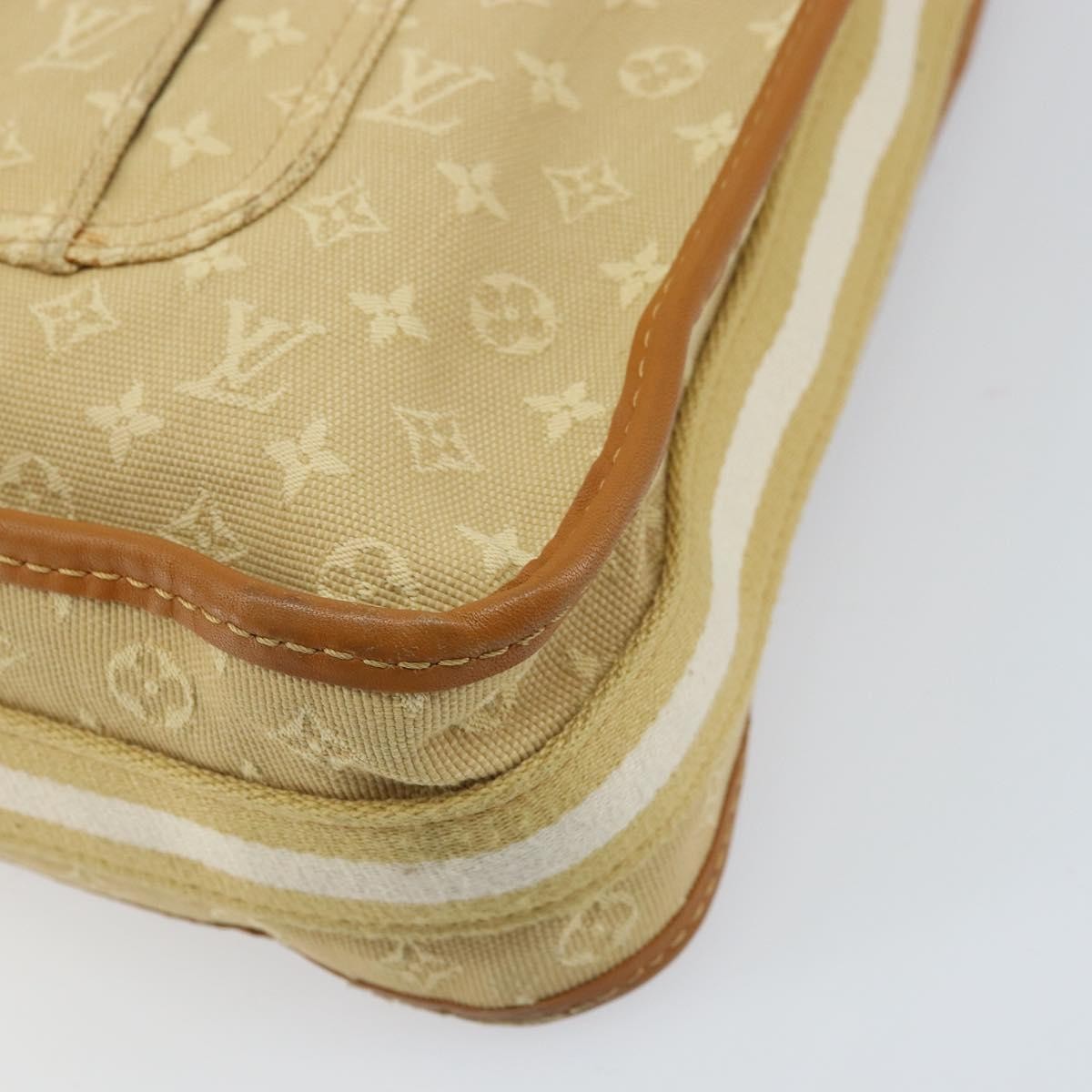 Louis Vuitton Mary Kate Messenger Mini Lin Beige Canvas Shoulder Bag Bag (Pre-Owned)
