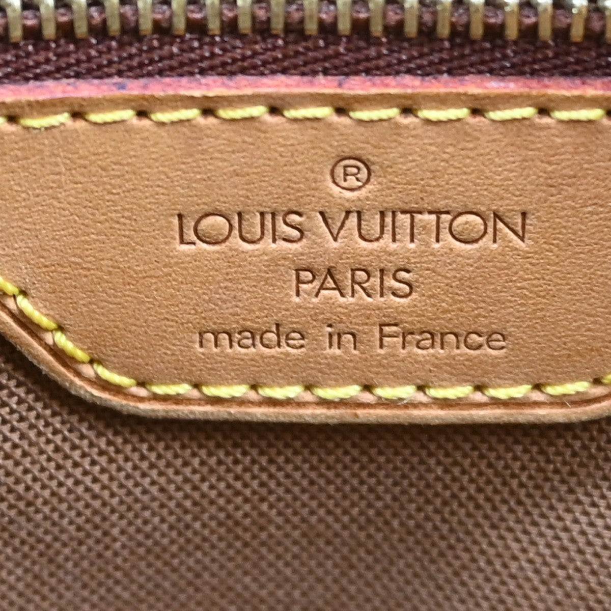 Louis Vuitton Cabas Piano Monogram Canvas Brown Canvas Tote Bag Bag (Pre-Owned)