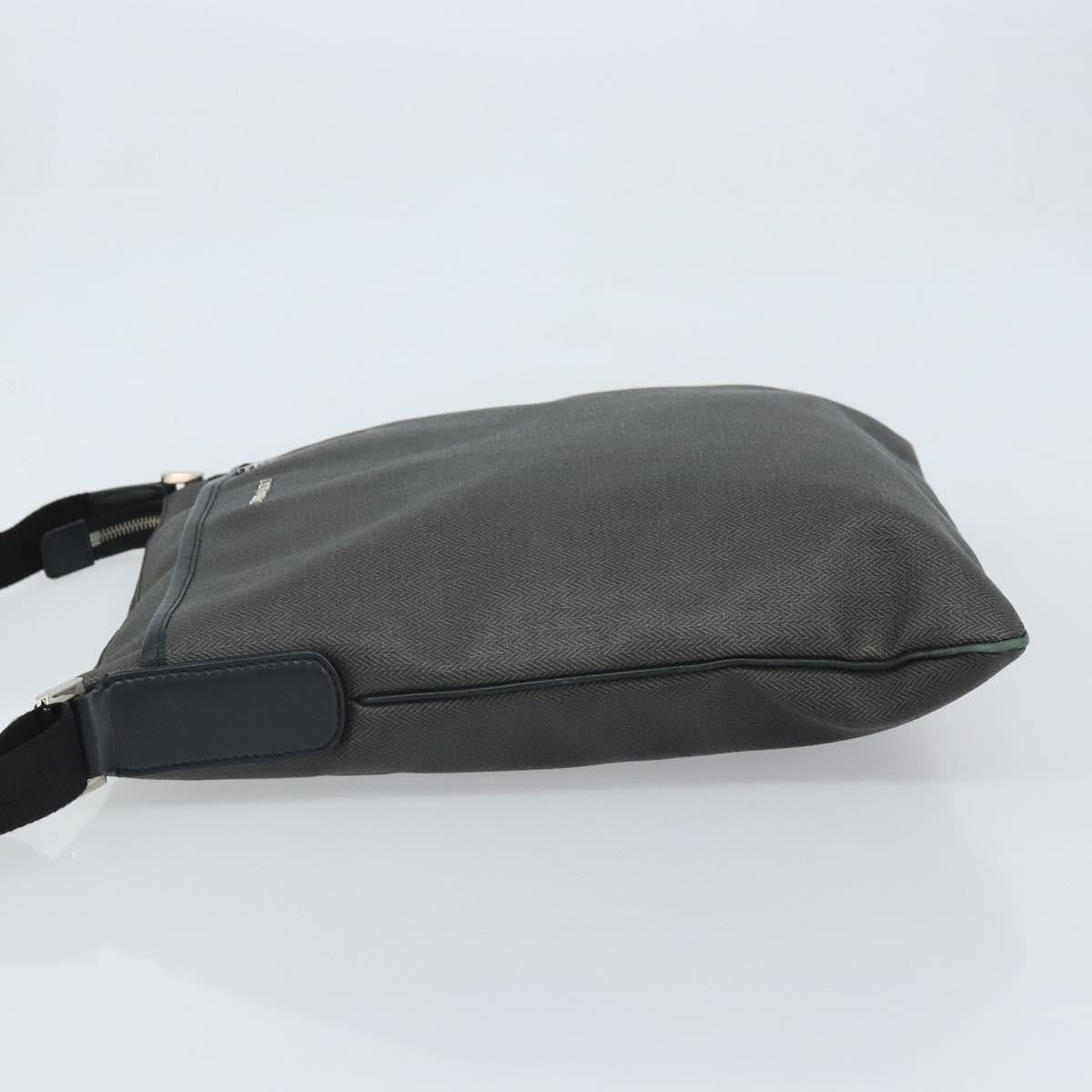 Bvlgari Shoulder Canvas Gray Canvas Shoulder Bag Bag (Pre-Owned)