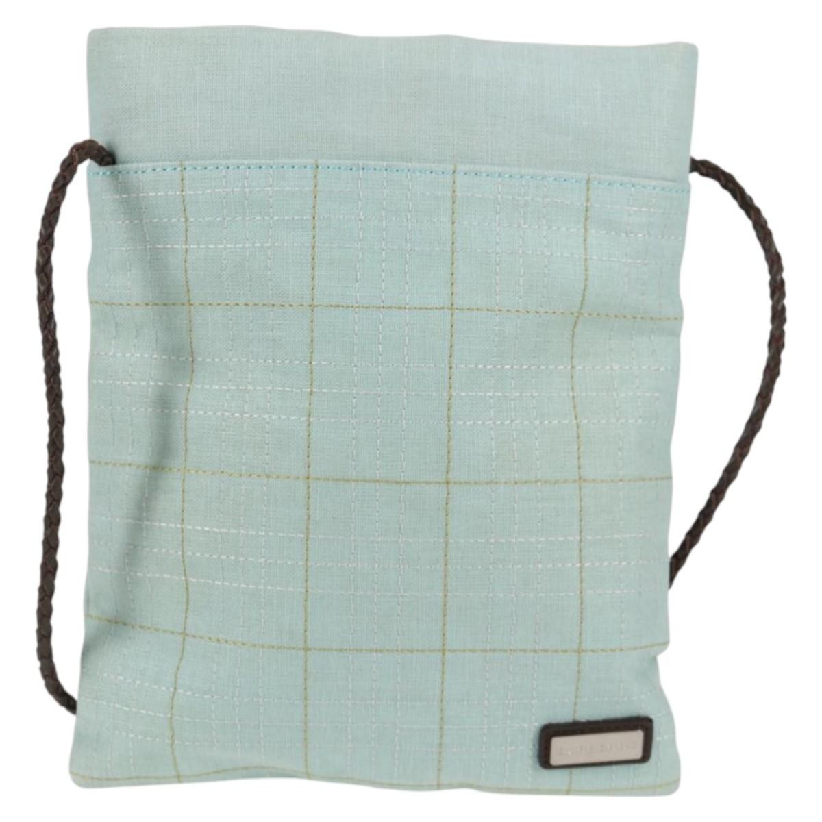 Burberry Vintage Canvas Blue Canvas Shoulder Bag Bag (Pre-Owned)