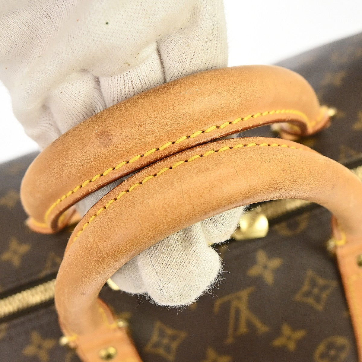 Louis Vuitton Keepall Monogram Canvas Brown Canvas Travel Bag Bag (Pre-Owned)