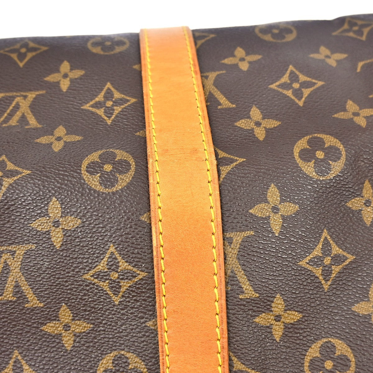 Louis Vuitton Keepall Monogram Canvas Brown Canvas Travel Bag Bag (Pre-Owned)