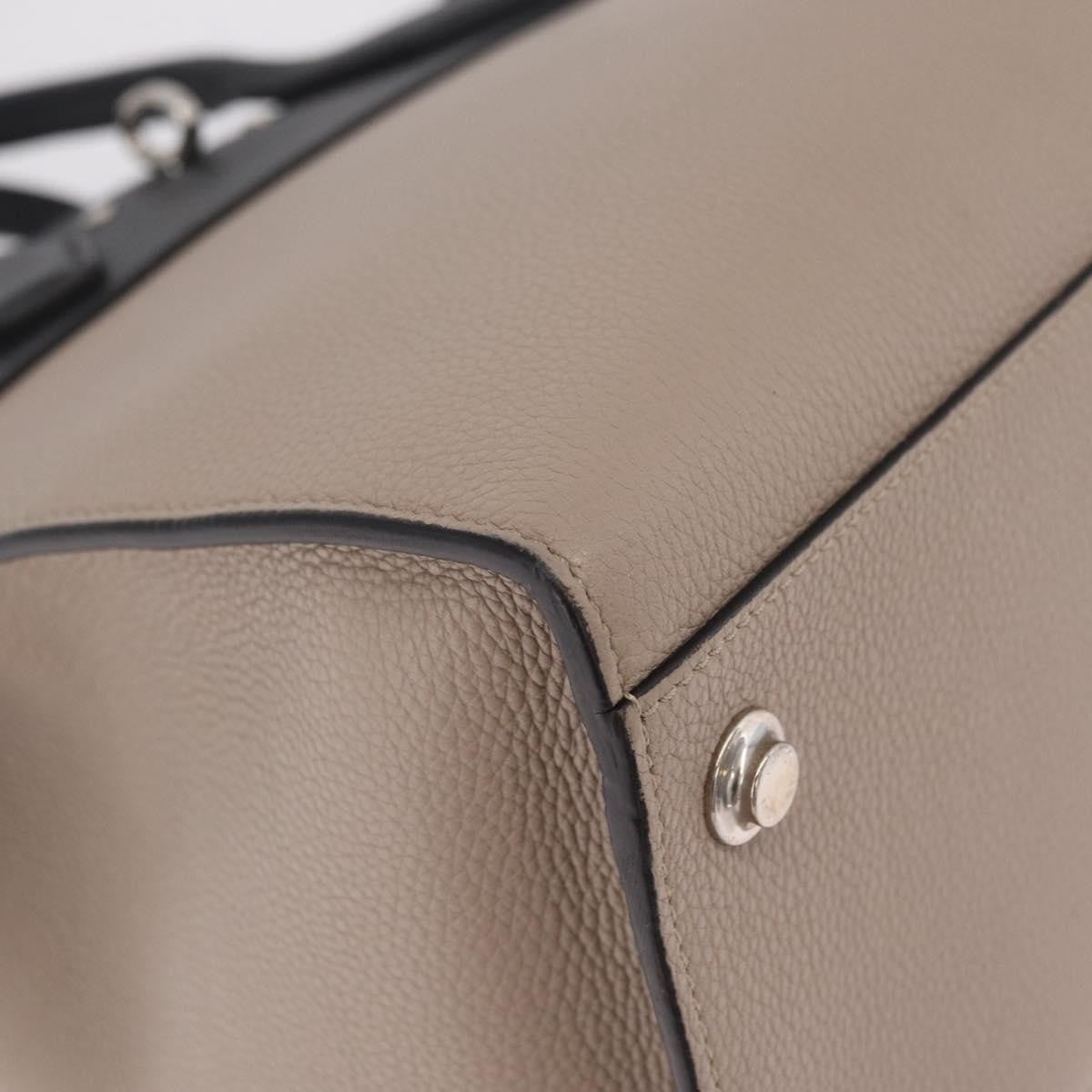 Louis Vuitton City Steamer Leather Beige Leather Handbag (Pre-Owned)