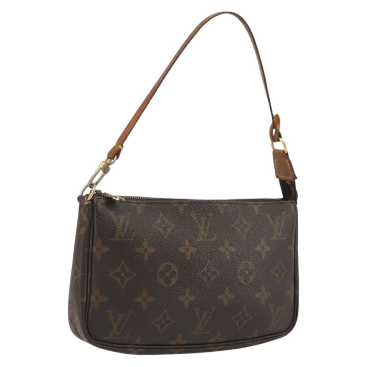 Louis Vuitton Pochette Accessoires Monogram Brown Canvas Clutche & Pouche Bag (Pre-Owned)