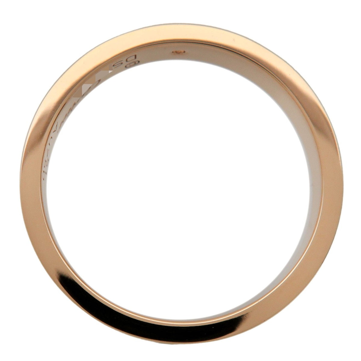 Cartier Love Wedding Band 1 Diamond 18K Rose Gold With Diamond Gold Yellow_Gold Ring Jewelry (Pre-Owned)