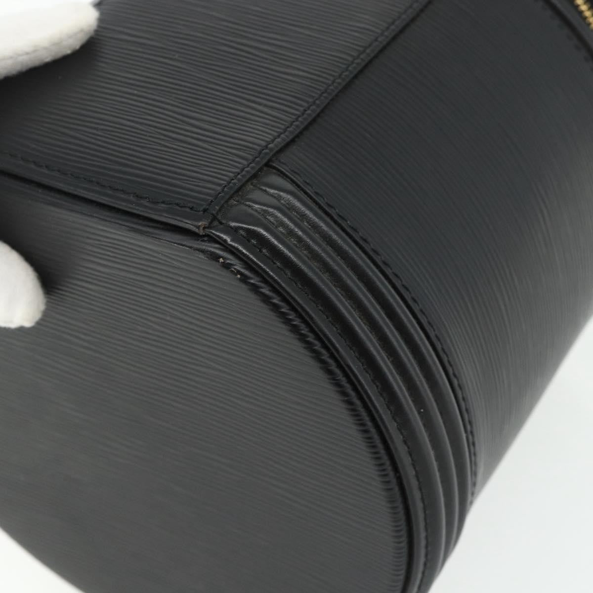 Louis Vuitton Cannes Epi Leather Black Leather Handbag (Pre-Owned)