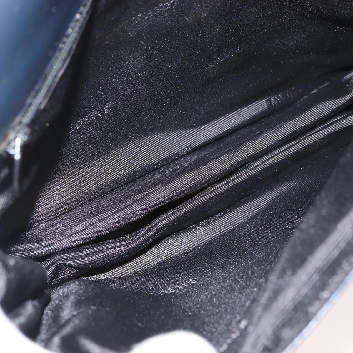 Loewe Anagram Leather Navy Leather Shoulder Bag Bag (Pre-Owned)