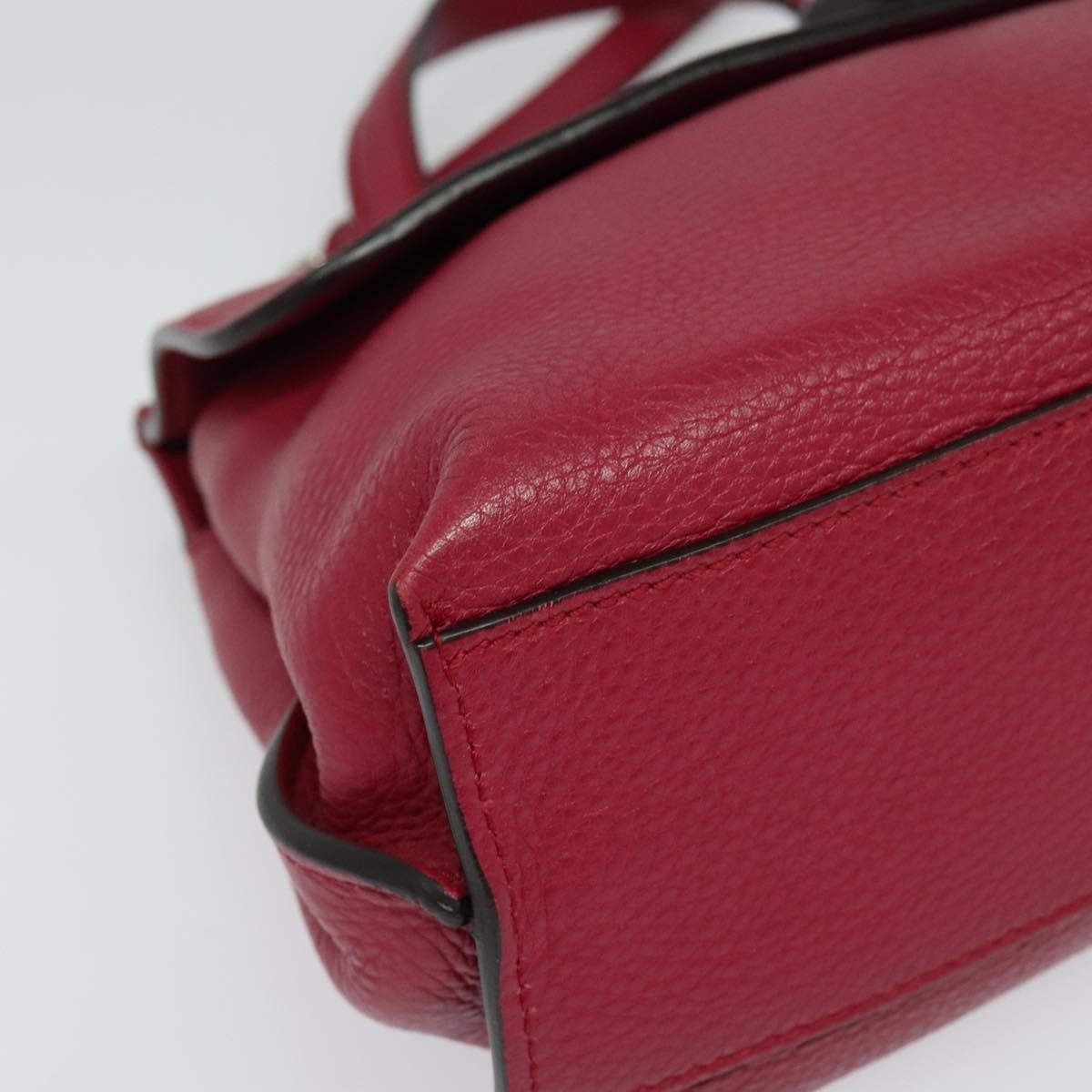 Gucci Bamboo Daily Top Handle Leather Pink Leather Handbag (Pre-Owned)