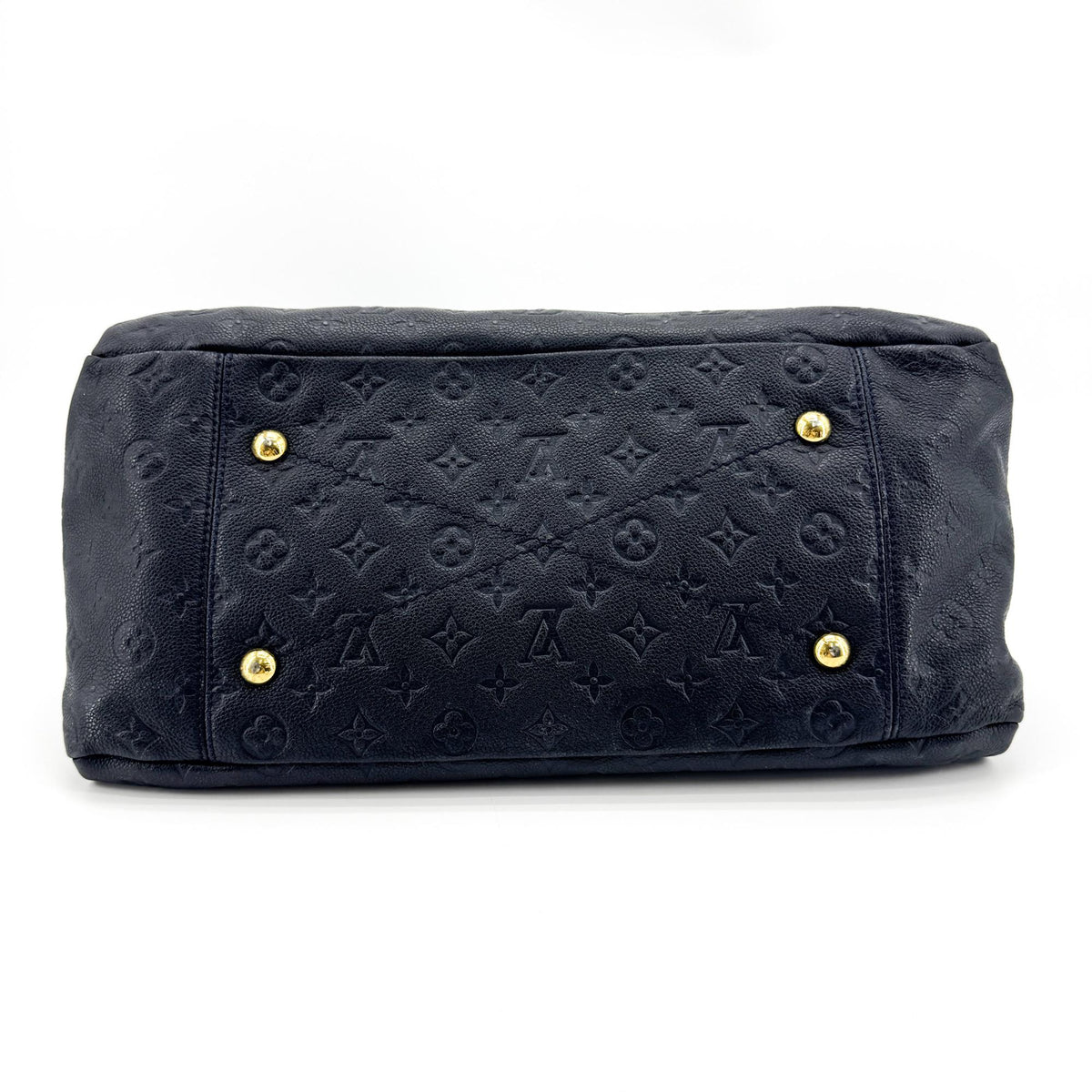 Louis Vuitton Artsy Monogram Empreinte Leather Black Leather Handbag (Pre-Owned)