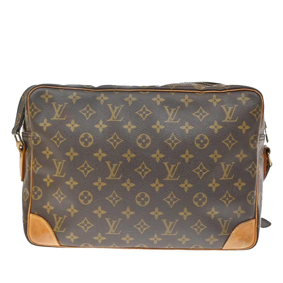 Louis Vuitton Nil Shoulder Bag Monogram Canvas Brown Canvas Shoulder Bag Bag (Pre-Owned)