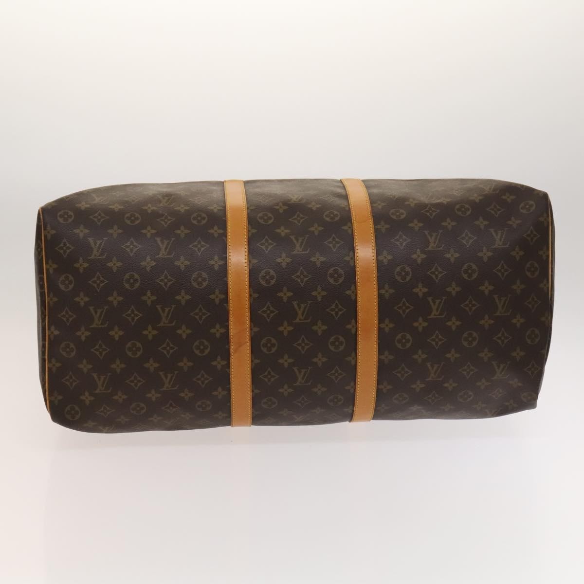 Louis Vuitton Keepall Monogram Canvas Brown Canvas Travel Bag Bag (Pre-Owned)