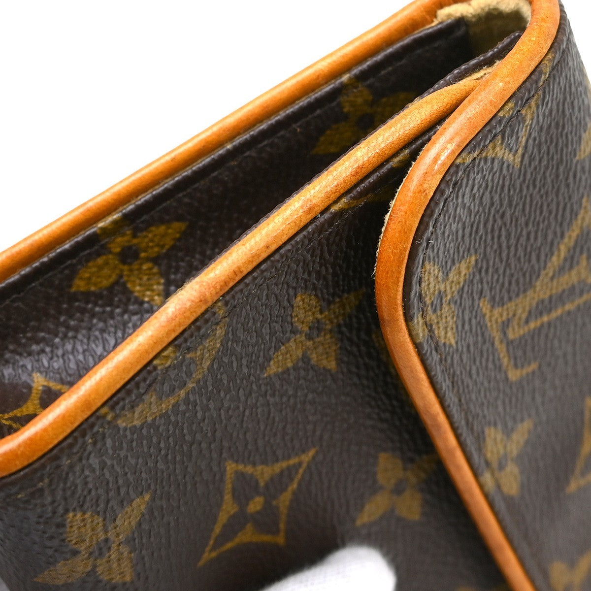 Louis Vuitton Florentine Monogram Brown Canvas Clutche & Pouche Bag (Pre-Owned)