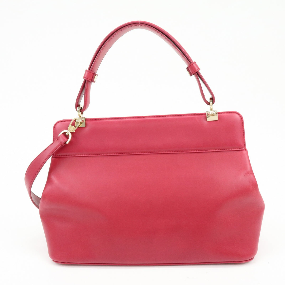 Bvlgari Isabella Rossellini Leather Pink Leather Handbag (Pre-Owned)