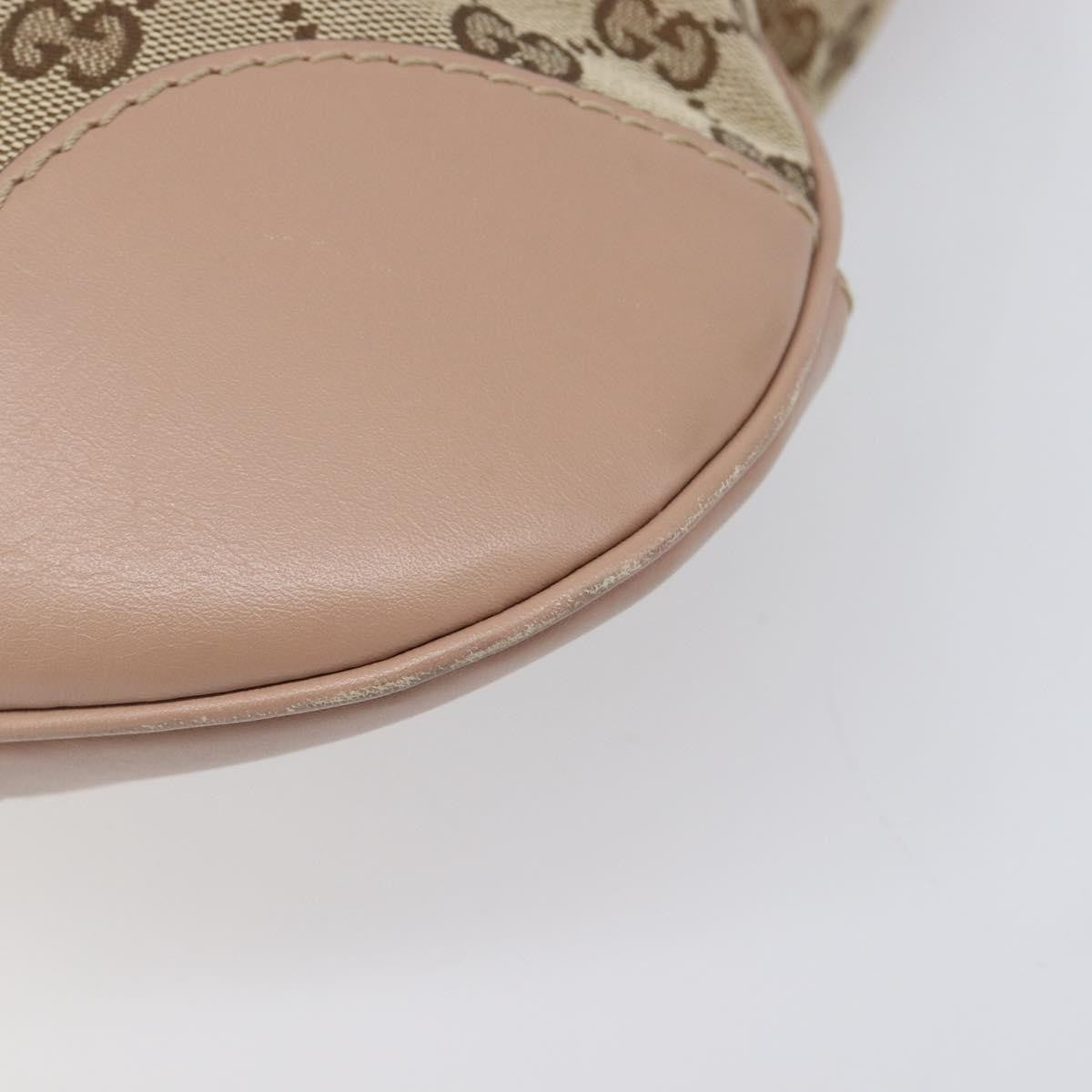 Gucci Mayfair Messenger Gg Canvas And Leather Beige Canvas Shoulder Bag Bag (Pre-Owned)