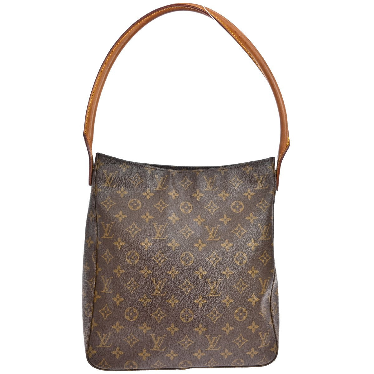 Louis Vuitton Looping Monogram Canvas Brown Canvas Handbag (Pre-Owned)