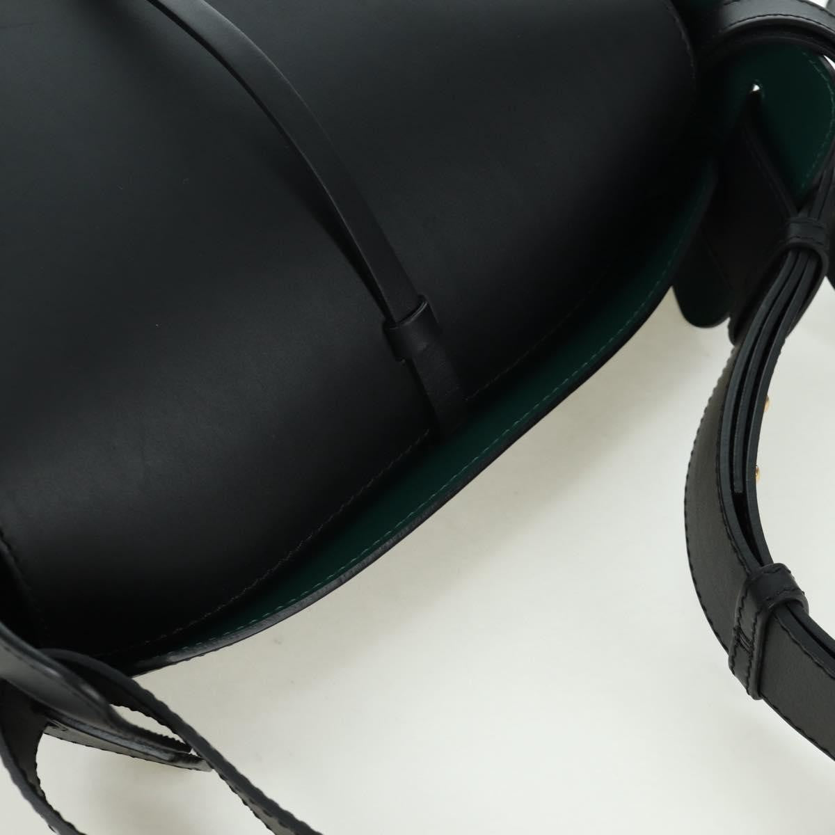 Burberry Supple Bucket Leather Black Leather Handbag (Pre-Owned)