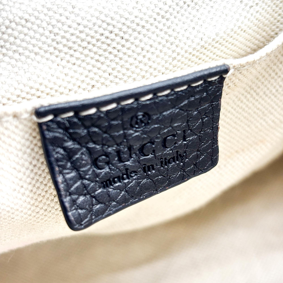 Gucci Gg Marmont Belt Matelasse Leather Black Calfskin Handbag (Pre-Owned)