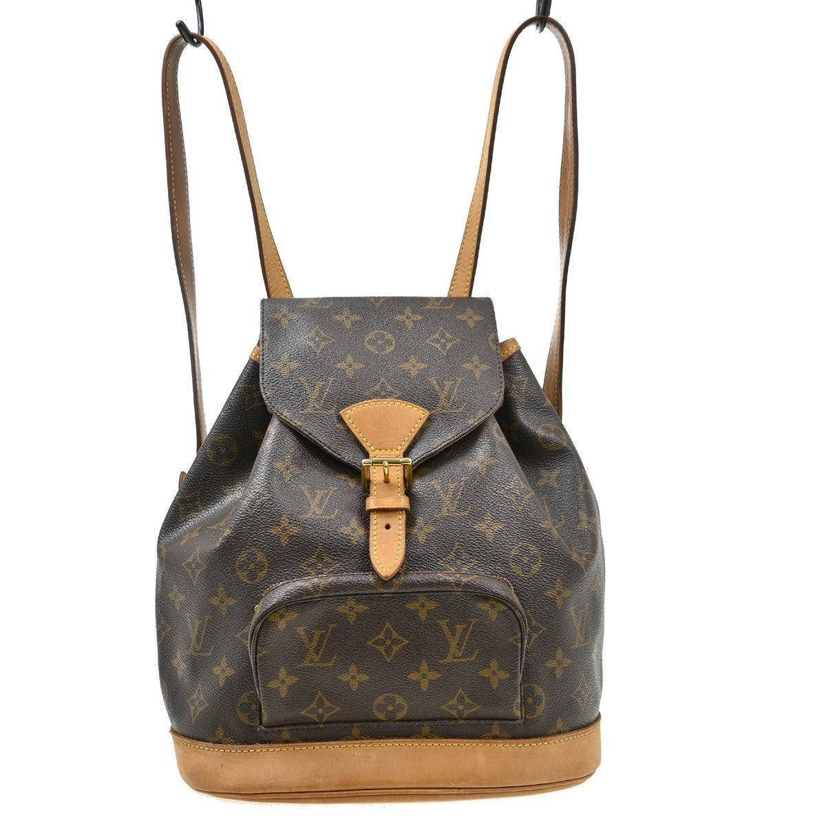 Louis Vuitton Montsouris Monogram Canvas Brown Canvas Backpack Bag (Pre-Owned)