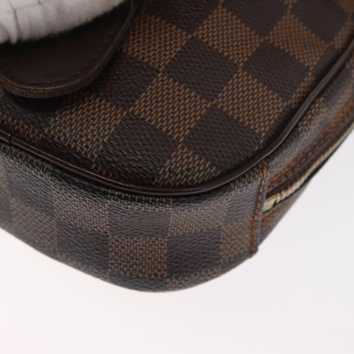 Louis Vuitton Pochette Gange Damier Brown Canvas Clutche & Pouche Bag (Pre-Owned)