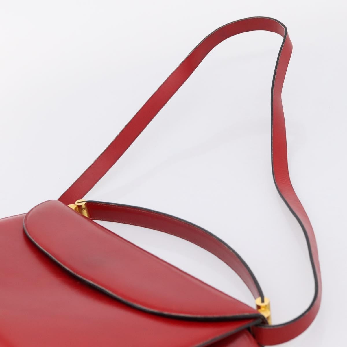 Christian Dior Handbag Leather Red Leather Handbag (Pre-Owned)