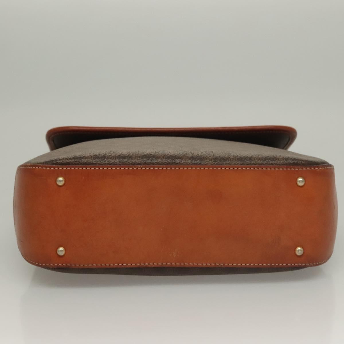Celine Triomphe Vintage Macadam Canvas Brown Canvas Bag (Pre-Owned)