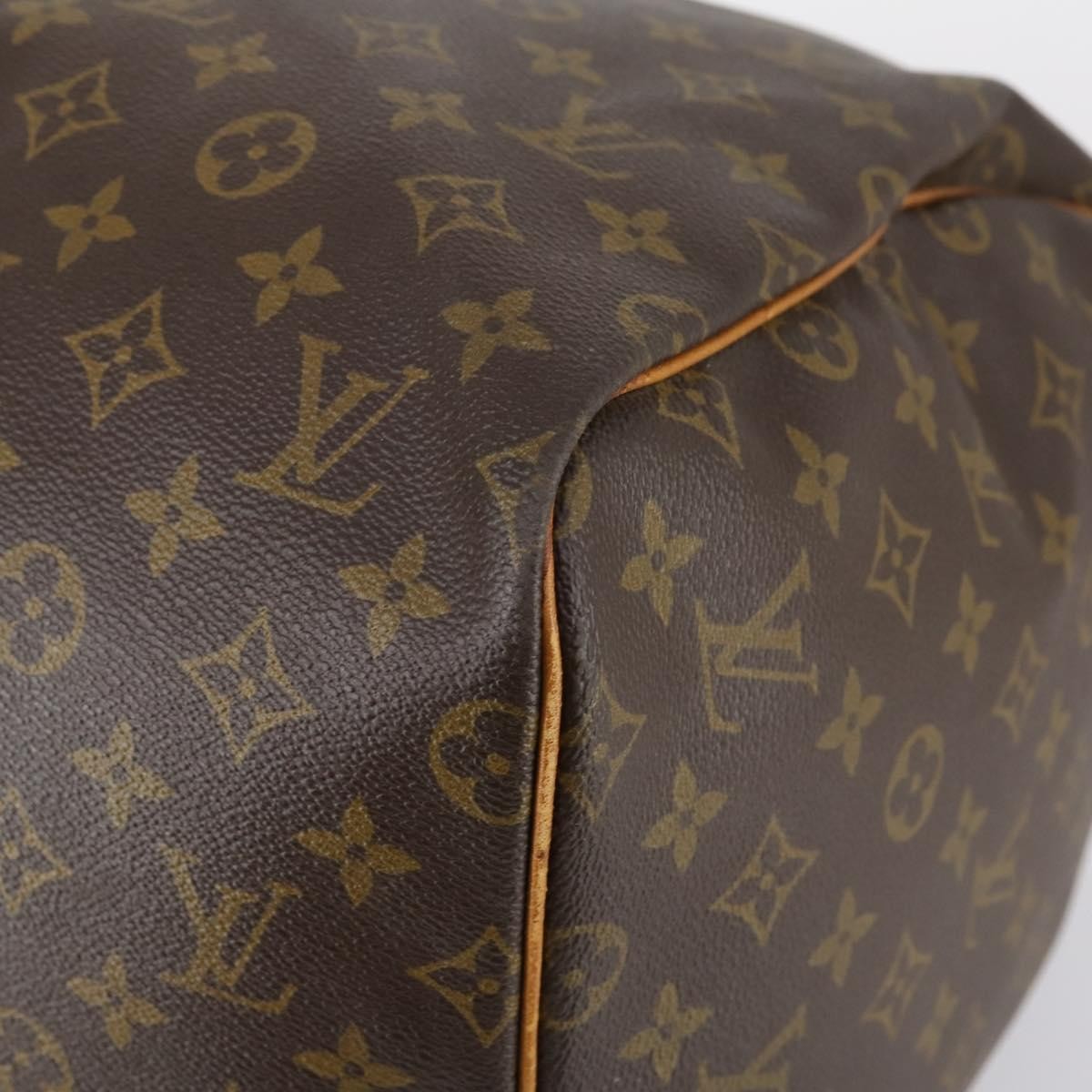 Louis Vuitton Keepall Monogram Canvas Brown Canvas Travel Bag Bag (Pre-Owned)