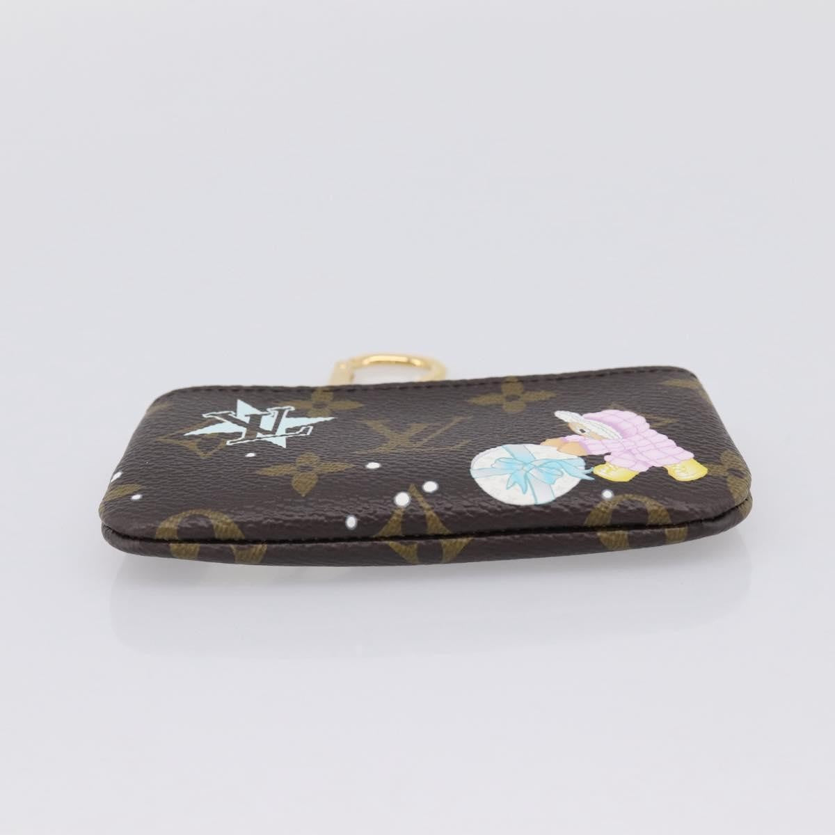 Louis Vuitton Pochette Clés Monogram Vivienne Brown Canvas Wallets Accessory (Pre-Owned)