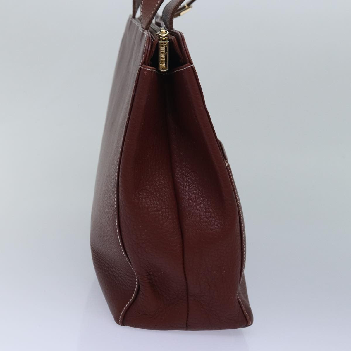 Burberry Vintage Leather Brown Leather Tote Bag Bag (Pre-Owned)