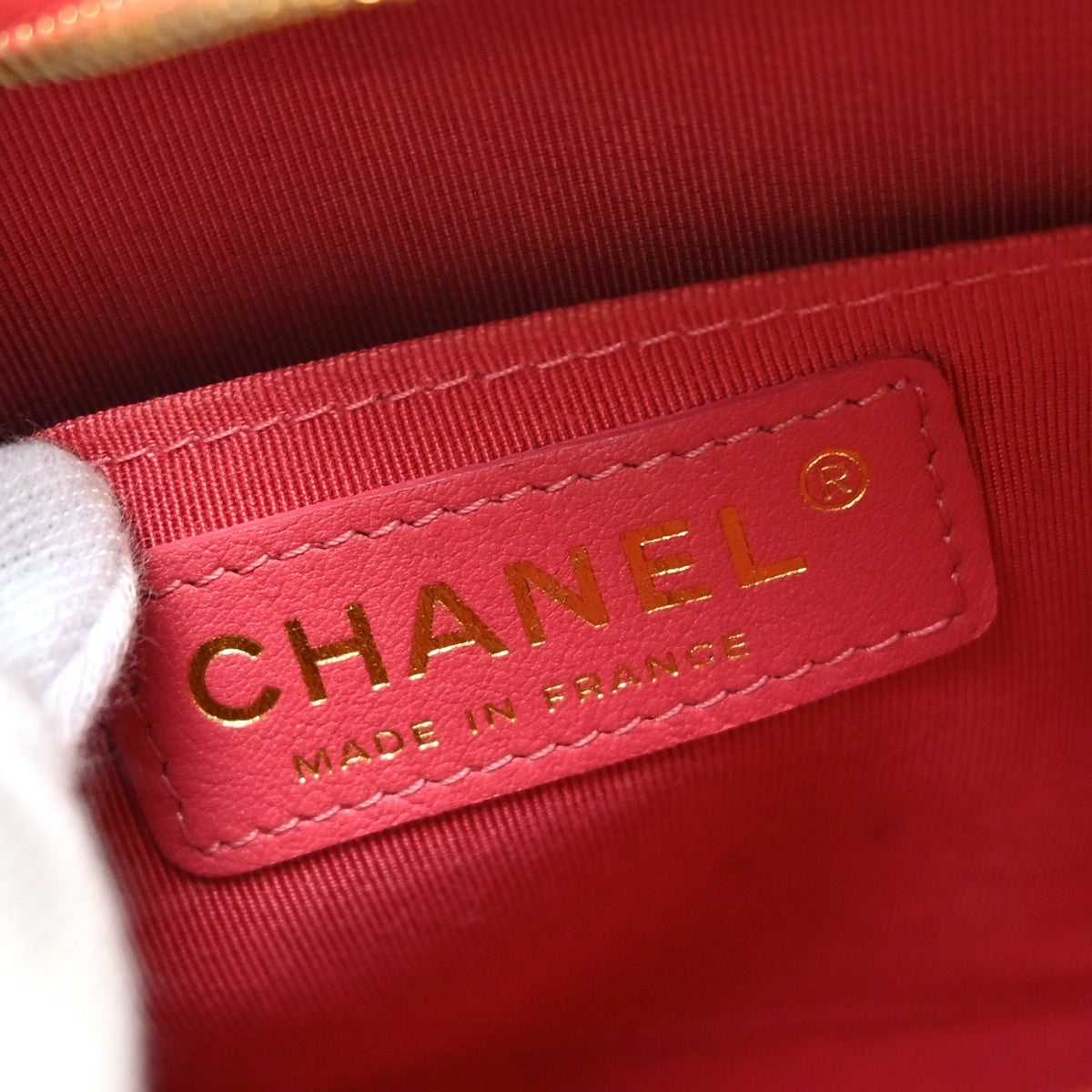 Chanel Timeless Cc Octagon Camera Case Quilted Lambskin Pink Leather Shoulder Bag Bag (Pre-Owned)