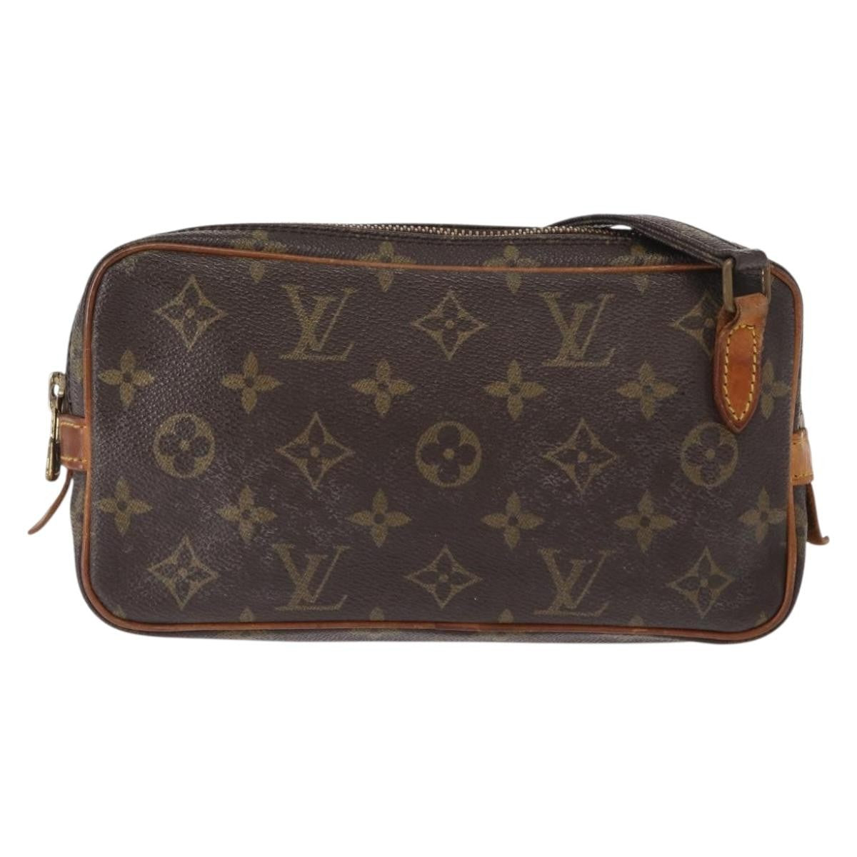 Louis Vuitton Pochette Marly Bandouliere Monogram Canvas Brown Canvas Shoulder Bag Bag (Pre-Owned)