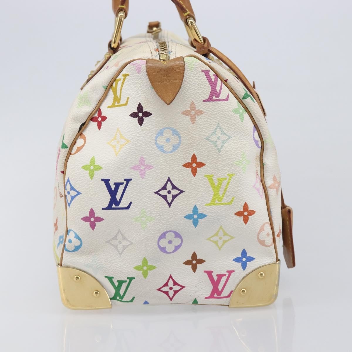 Louis Vuitton X Takashi Murakami Speedy Soft Bandouliere Monogram Multicolor Multicolour Canvas Handbag (Pre-Owned)