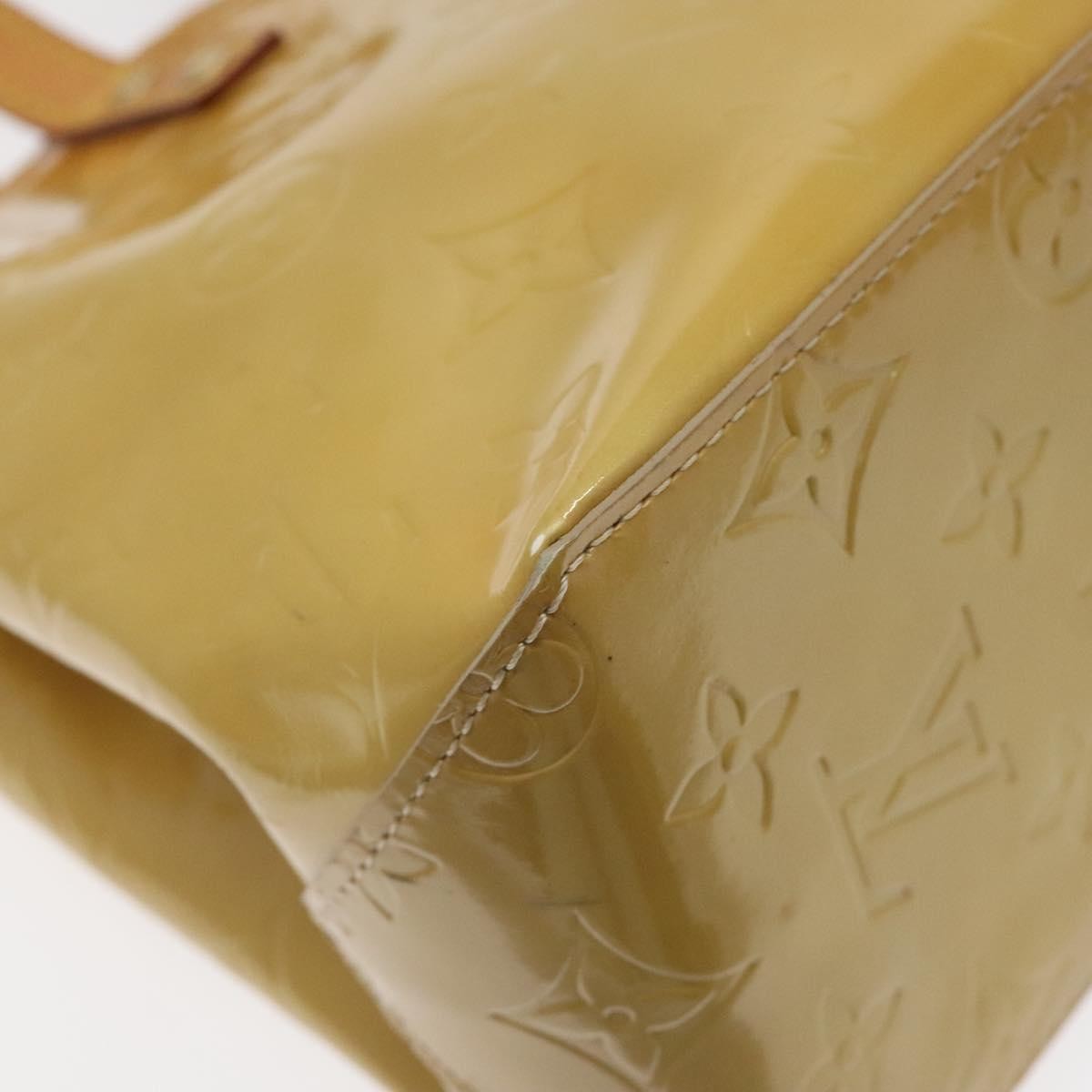 Louis Vuitton Reade Monogram Vernis Beige Patent_Leather Handbag (Pre-Owned)