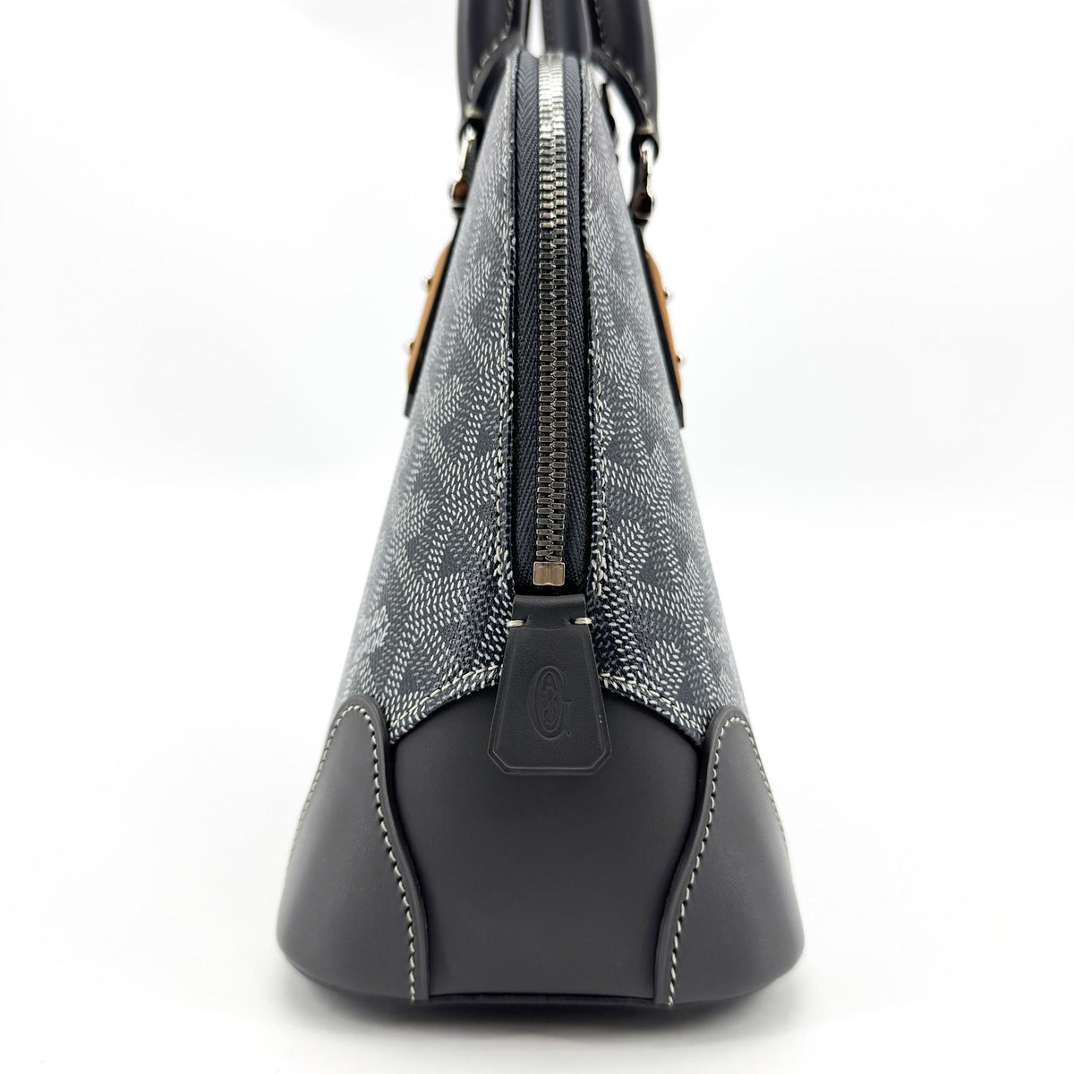 Goyard Vendome Coated Canvas Black Canvas Handbag (Pre-Owned)