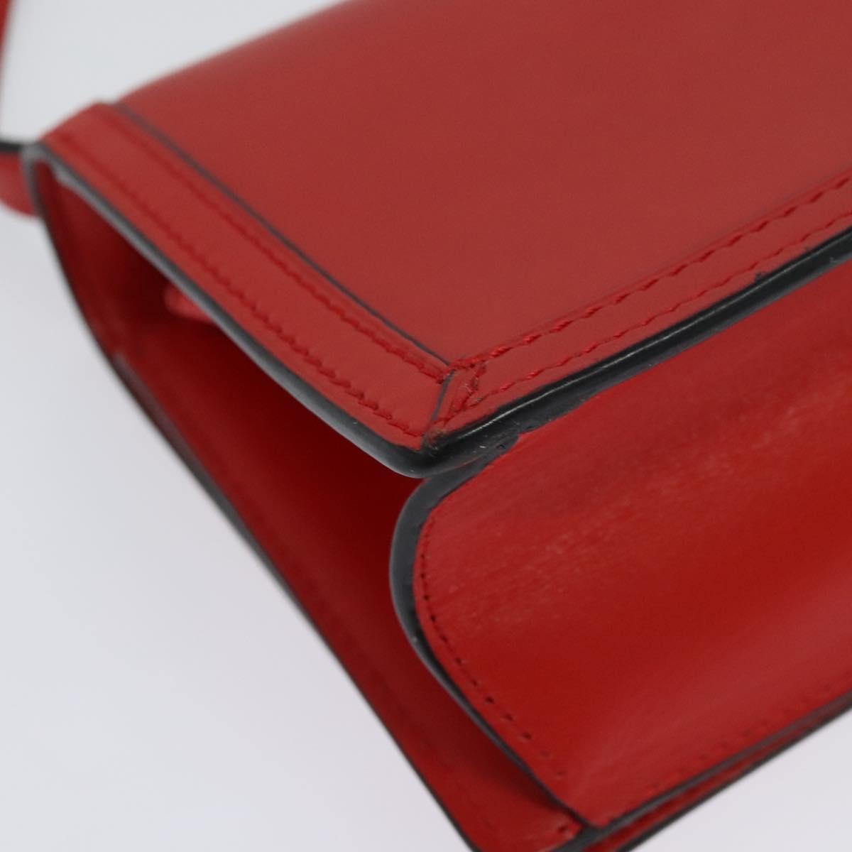 Loewe Barcelona Leather Red Leather Shoulder Bag Bag (Pre-Owned)