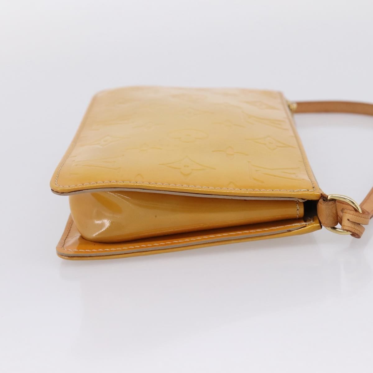 Louis Vuitton Lexington Pochette Monogram Vernis Beige Patent_Leather Clutche & Pouche Bag (Pre-Owned)