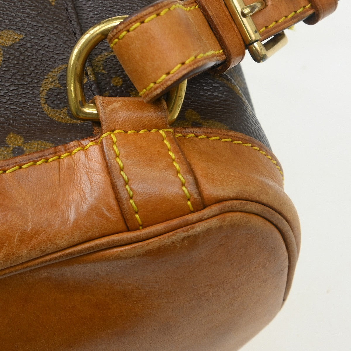 Louis Vuitton Vintage Montsouris Monogram Canvas Brown Canvas Backpack Bag (Pre-Owned)