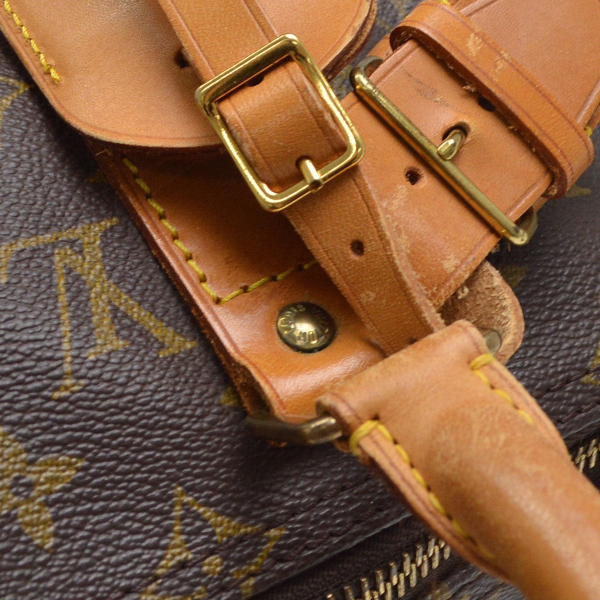 Louis Vuitton Keepall Monogram Canvas Brown Canvas Travel Bag Bag (Pre-Owned)