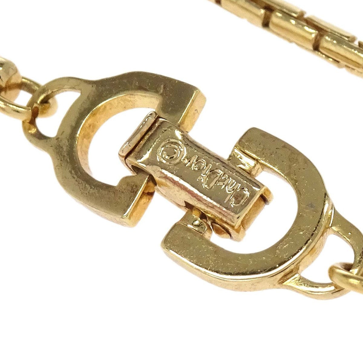 Christian Dior Cd Logo Metal Gold Gold_Plated Bracelet Jewelry (Pre-Owned)