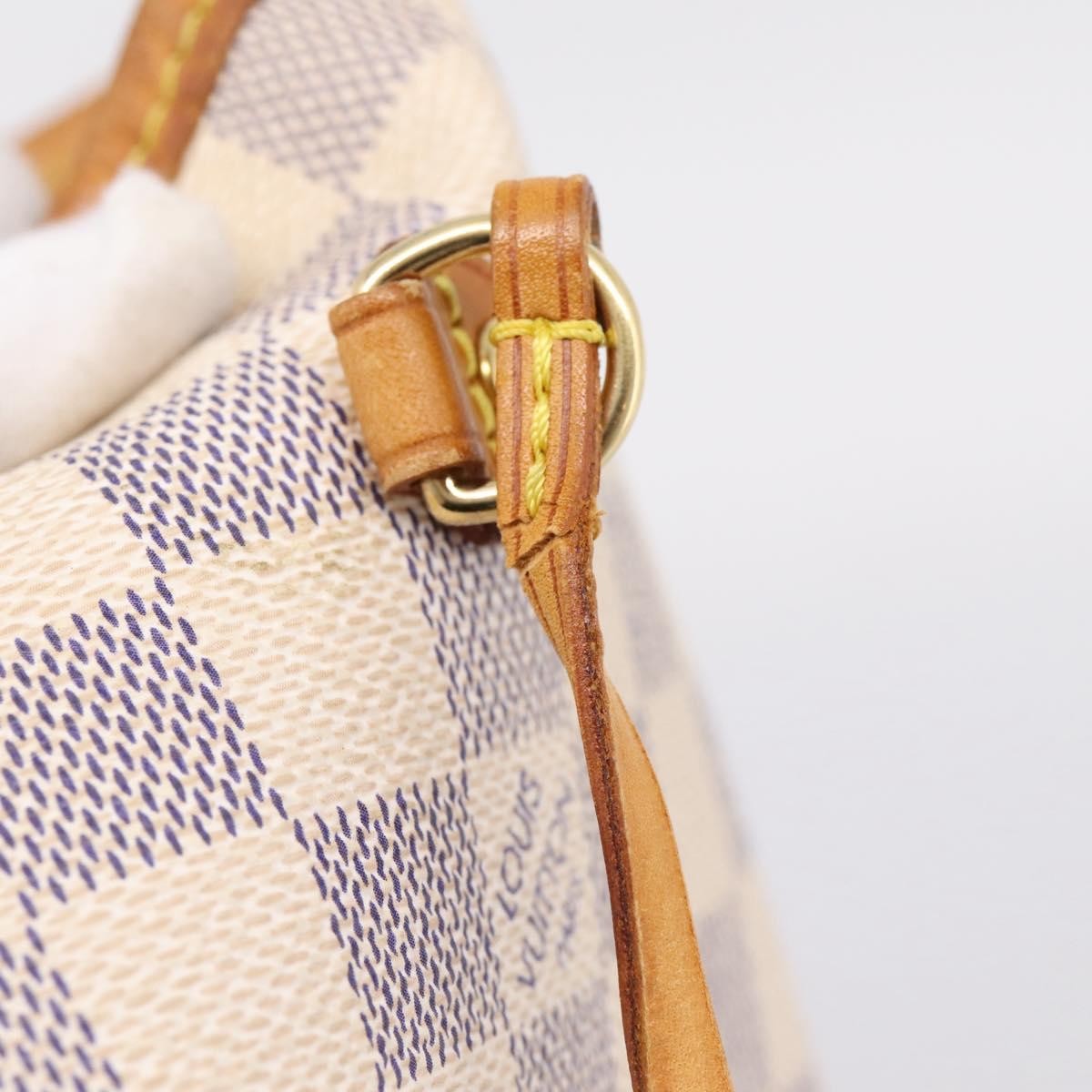 Louis Vuitton Neverfull Damier Beige Canvas Tote Bag Bag (Pre-Owned)