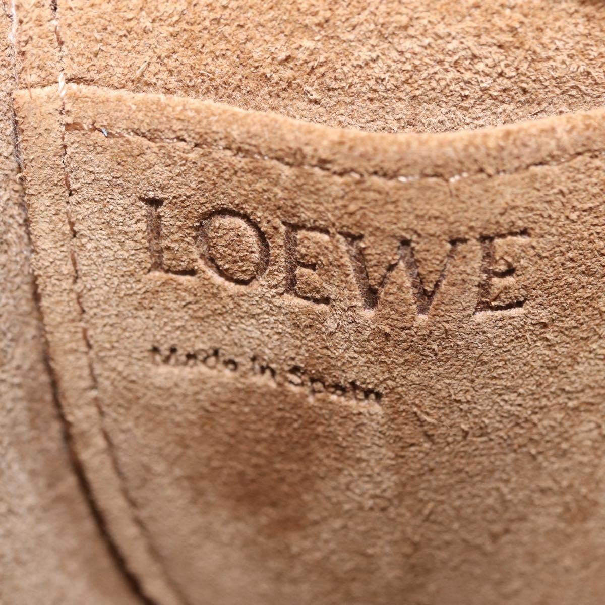 Loewe Metal Gate Leather Red Leather Shoulder Bag Bag (Pre-Owned)