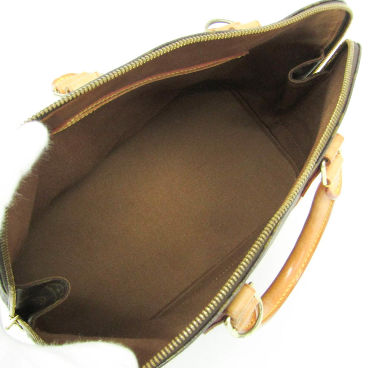 Louis Vuitton Alma Monogram Brown Canvas Handbag (Pre-Owned)