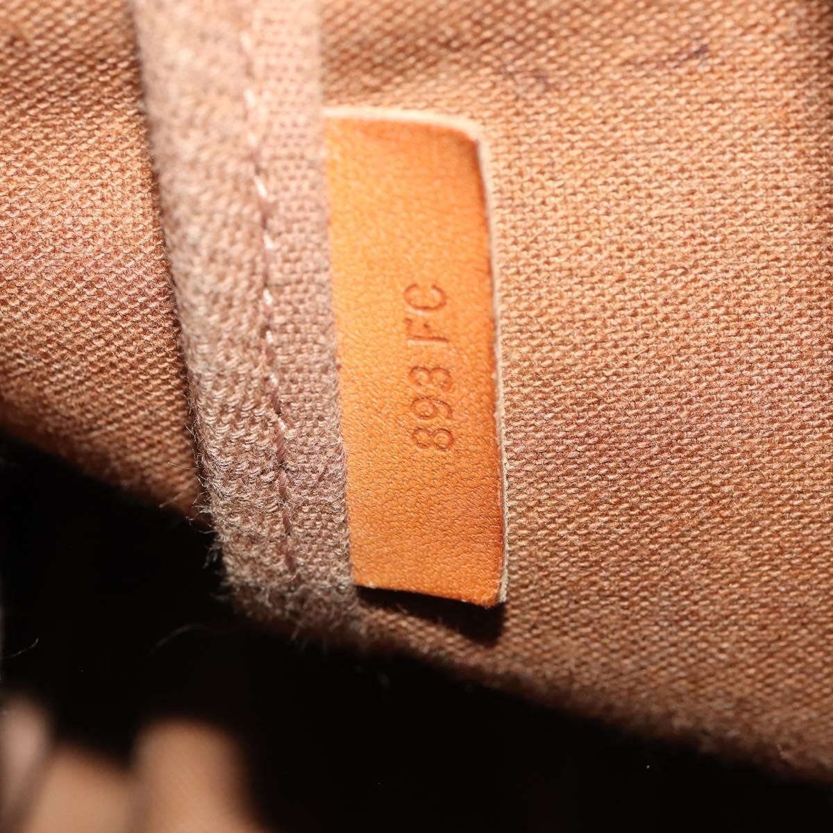Louis Vuitton Saumur Monogram Canvas Brown Canvas Shoulder Bag Bag (Pre-Owned)